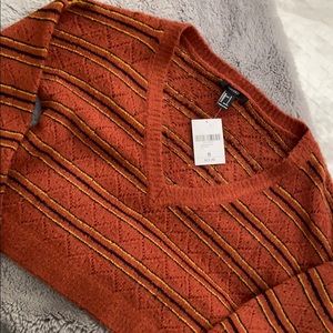 F21 Oversized Cropped Sweater